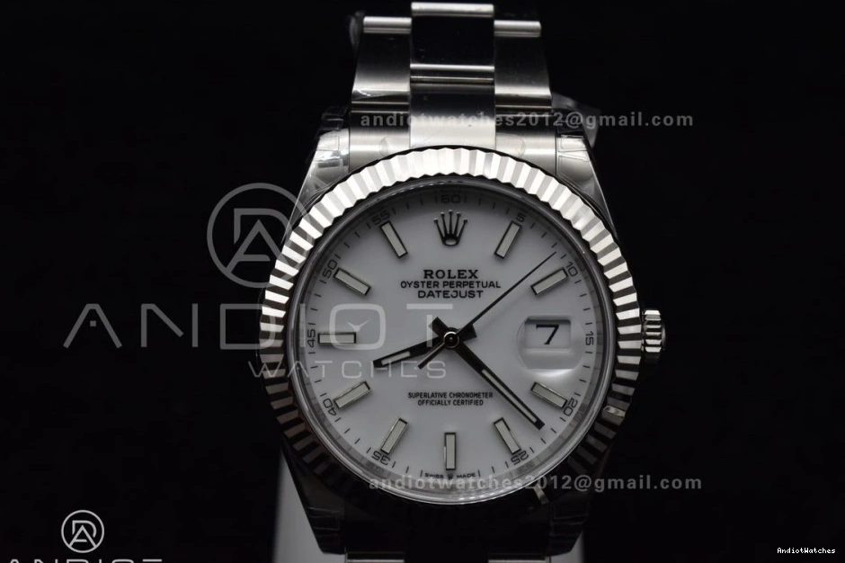 White SS VS 623 VSF 41 Oyster Dial 904L Resilient Best DateJust 126334 1:1 Bracelet Edition On 0803